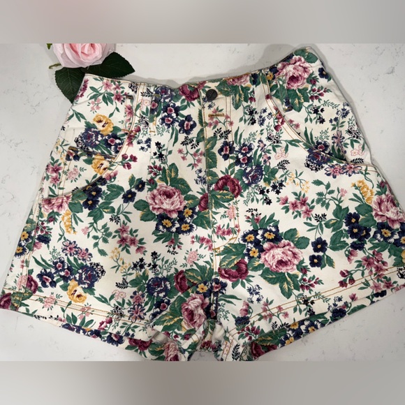 Breaker Jeans Pants - Vintage 90,sFloral Women's Shorts